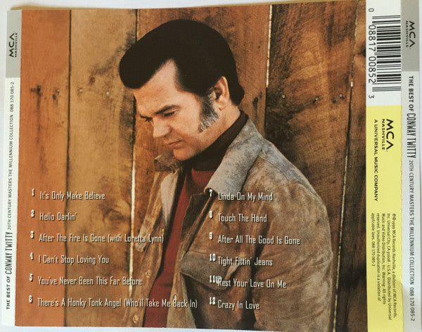 Conway Twitty : The Best Of Conway Twitty (CD, Comp, RM)
