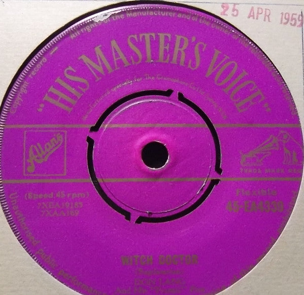 Don Lang And His Frantic Five : Witch Doctor / Cool Baby Cool (7", Single)