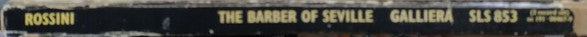 Gioacchino Rossini  -  Maria Callas, Tito Gobbi, Luigi Alva, Philharmonia Orchestra  & Philharmonia Chorus  -  Alceo Galliera : The Barber Of Seville (3xLP, RE + Box)