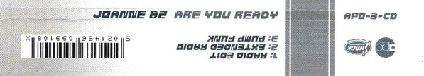 Joanne (2) : Are You Ready (CD, Single)