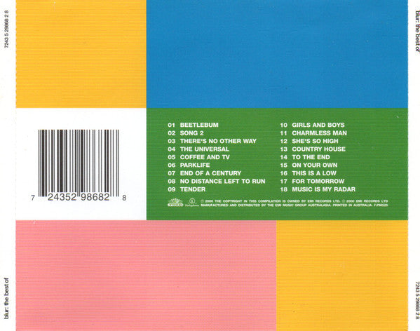 Blur : The Best Of (CD, Comp)