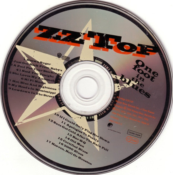 ZZ Top : One Foot In The Blues (CD, Comp)