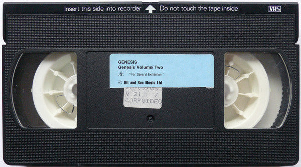 Genesis : Genesis Videos Volume 2 (VHS, PAL)