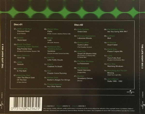 Various : The Late Night Mix 3 (2xCD, Comp, Mixed)