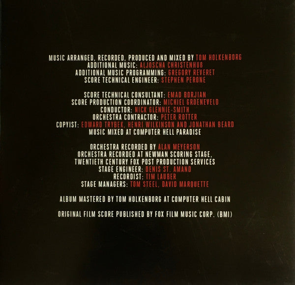 Tom Holkenborg AKA Junkie XL : Deadpool (Original Motion Picture Soundtrack) (CD, Album)