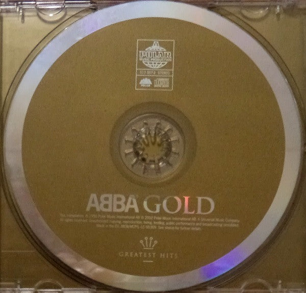 ABBA : Gold (Greatest Hits) (CD, Comp, RM, 10t)