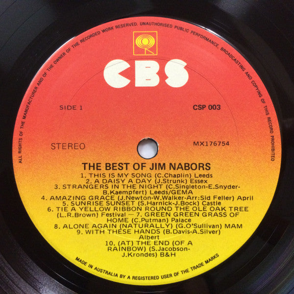 Jim Nabors : The Best Of Jim Nabors (LP, Comp)