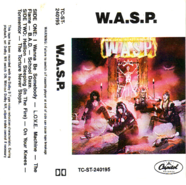 W.A.S.P. : W.A.S.P. (Cass, Album)
