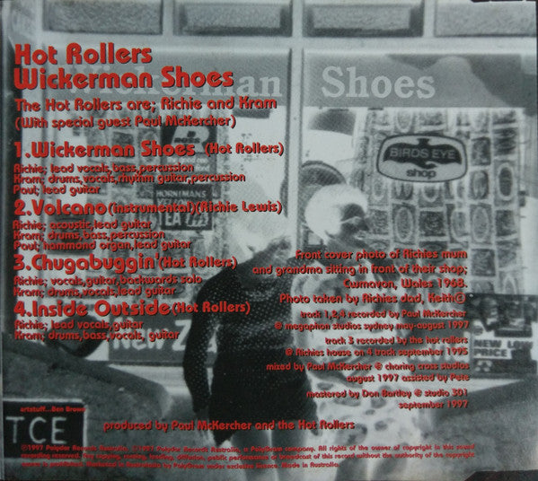 Hot Rollers (2) : Wickerman Shoes (CD, Single)