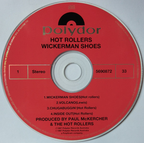 Hot Rollers (2) : Wickerman Shoes (CD, Single)