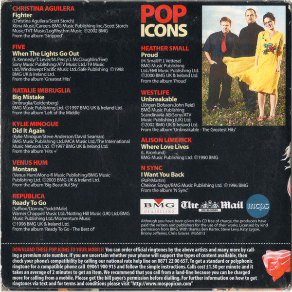 Various : Pop Icons (CD, Comp)
