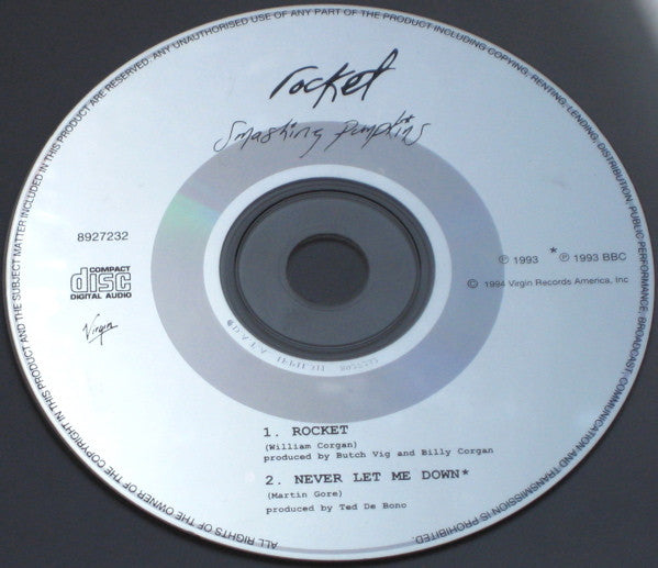 The Smashing Pumpkins : Rocket (CD, Single)