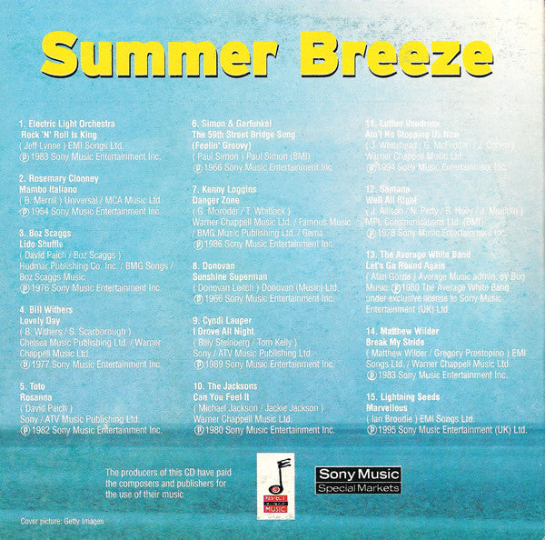 Various : Summer Breeze (CD, Comp, Promo, Car)