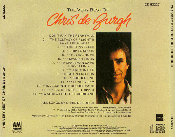 Chris de Burgh : The Very Best Of Chris de Burgh (CD, Comp)