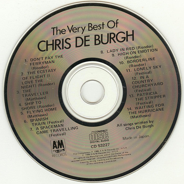 Chris de Burgh : The Very Best Of Chris de Burgh (CD, Comp)