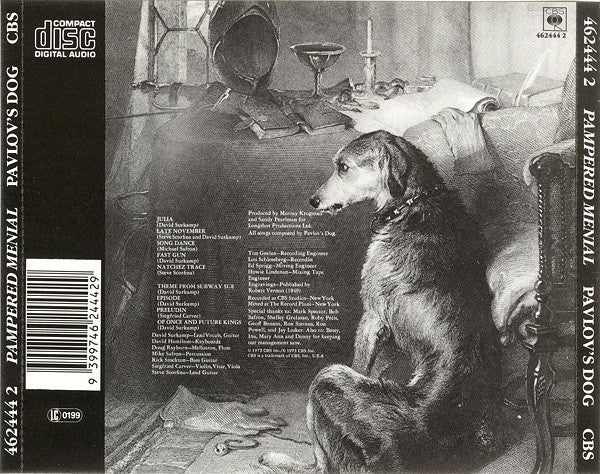 Pavlov's Dog : Pampered Menial (CD, Album, RE)