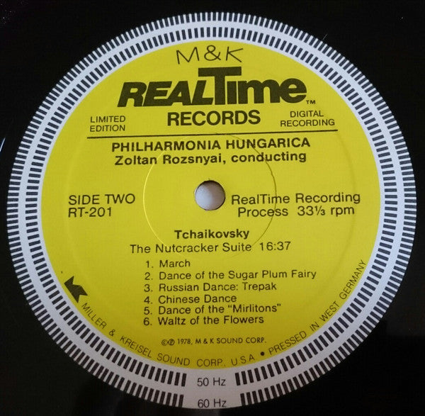 Tchaikovsky*, Zoltan Rozsnyai Conducting The Philharmonia Hungarica : The Nutcracker Suite / Romeo And Juliet Overture-Fantasy (LP, Album, Ltd)