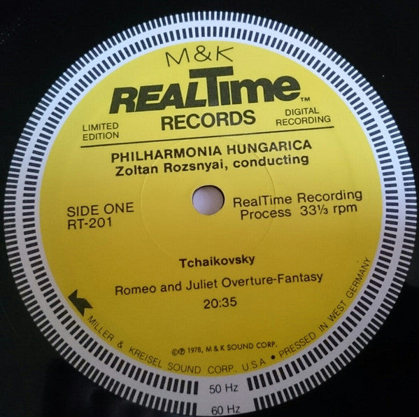 Tchaikovsky*, Zoltan Rozsnyai Conducting The Philharmonia Hungarica : The Nutcracker Suite / Romeo And Juliet Overture-Fantasy (LP, Album, Ltd)
