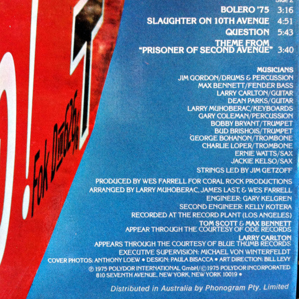 James Last : Well Kept Secret (LP, Album)