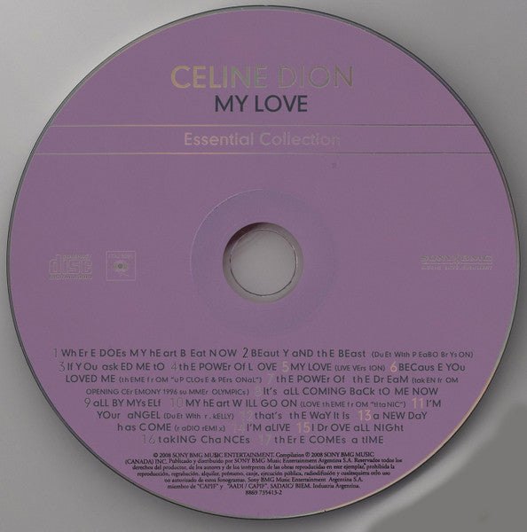 Celine Dion* : My Love (Essential Collection) (CD, Comp)