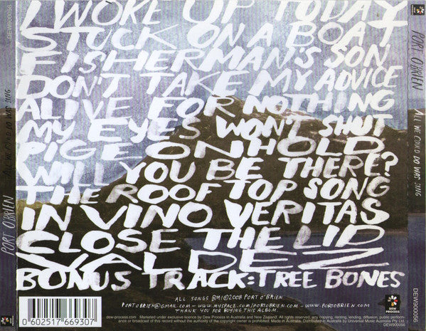 Port O'Brien : All We Could Do Was Sing (CD, Album)