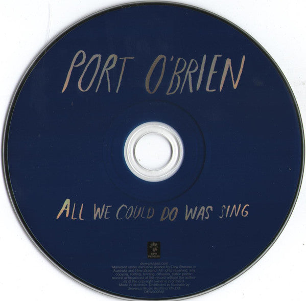 Port O'Brien : All We Could Do Was Sing (CD, Album)