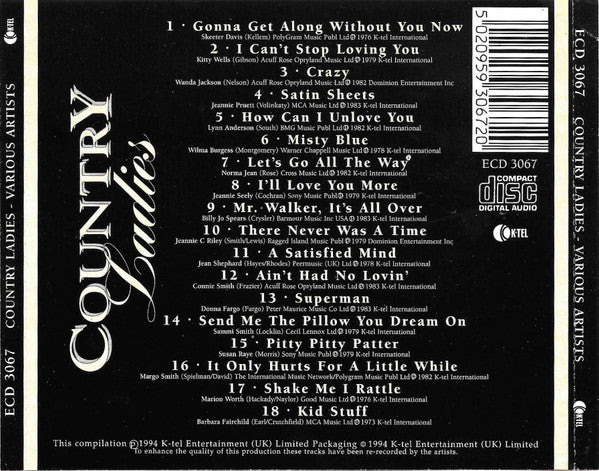 Various Artists* : Country Ladies (CD, Comp)