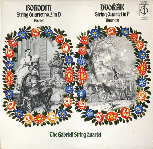 Alexander Borodin, Antonín Dvořák, The Gabrieli String Quartet : String Quartet No.2 In D: "Kismet", String Quartet In F, "American" (LP)