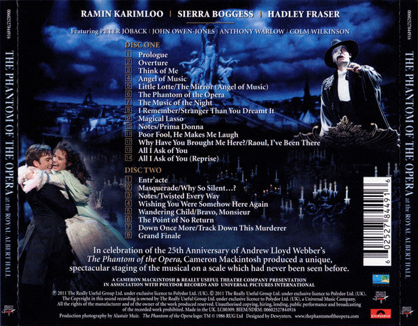 25th Anniversary Cast : The Phantom Of The Opera At The Royal Albert Hall (In Celebration Of 25 Years) (2xCD, Album)
