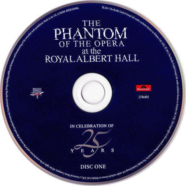 25th Anniversary Cast : The Phantom Of The Opera At The Royal Albert Hall (In Celebration Of 25 Years) (2xCD, Album)