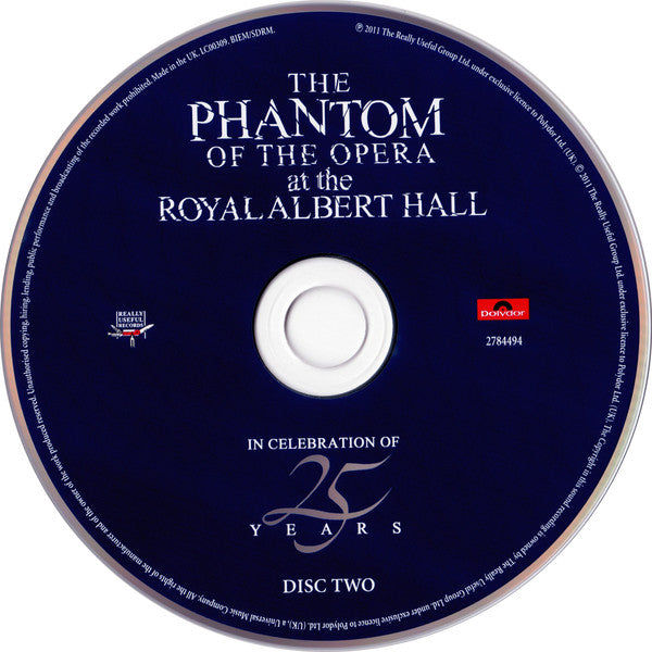 25th Anniversary Cast : The Phantom Of The Opera At The Royal Albert Hall (In Celebration Of 25 Years) (2xCD, Album)
