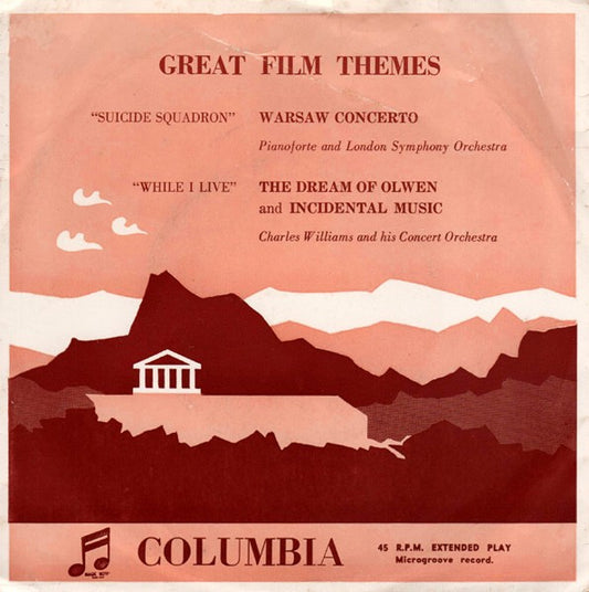 The London Symphony Orchestra*, Charles Williams And His Concert Orchestra* : Great Film Themes (7", EP)