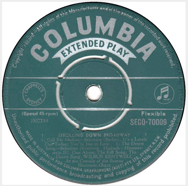 Wilbur Kentwell : Strolling Down Broadway (7", EP)