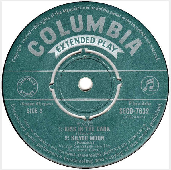 Victor Silvester And His Ballroom Orchestra : Dance Encores (7", EP)