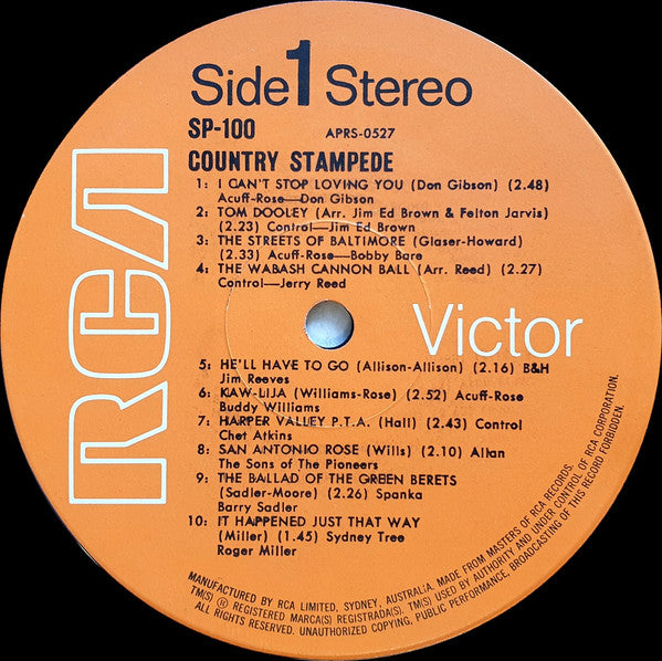 Various : Country Stampede (LP, Comp)