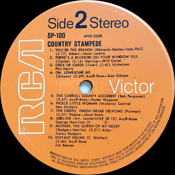 Various : Country Stampede (LP, Comp)