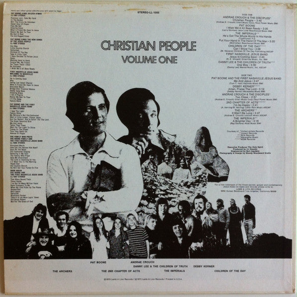 Various : Christian People Volume One (LP)