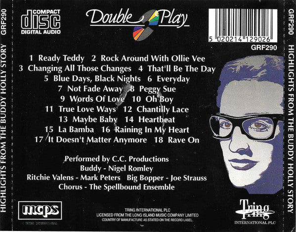 C.C. Productions : Highlights From The Buddy Holly Story (CD, Album)