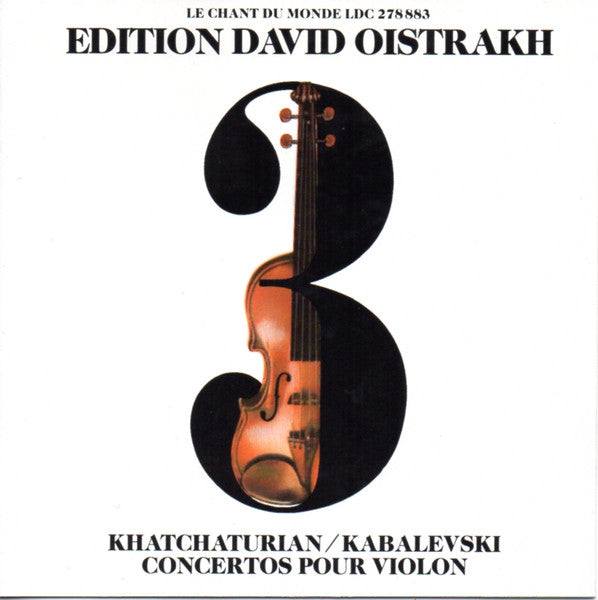 Khatchaturian*, Kabalevski* / David Oistrakh* : Concertos Pour Violon (CD, Comp, RM)