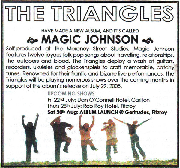 The Triangles (2) : Magic Johnson (CD, Album)