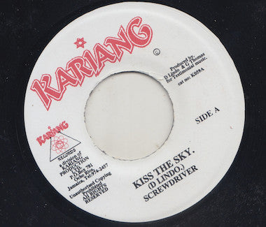 Screwdriver (2) : Kiss The Sky (7", Single)