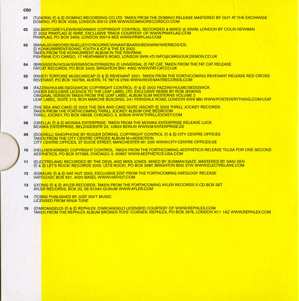 Various : The Wire Tapper 09 (2xCD, Comp, S/Edition)
