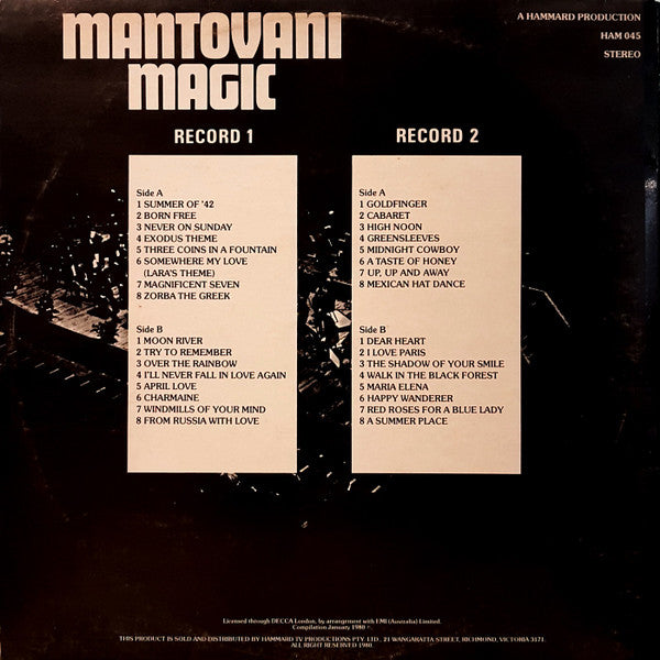 Mantovani : Mantovani Magic (2xLP, Comp, Gat)