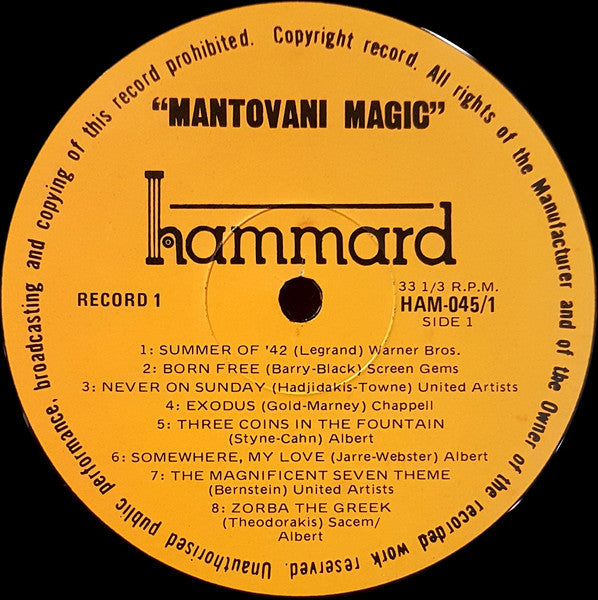 Mantovani : Mantovani Magic (2xLP, Comp, Gat)