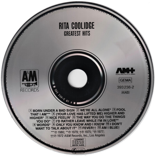 Rita Coolidge : Greatest Hits (CD, Comp)