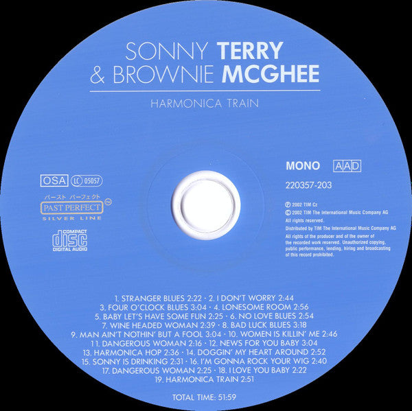 Sonny Terry & Brownie McGhee : Harmonica Train (CD, Comp, Mono)