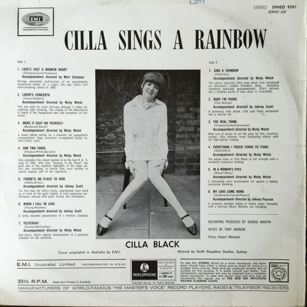 Cilla Black : Cilla Sings A Rainbow (LP, Album)