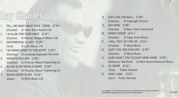Ray Charles : Ray Charles (CD, Comp)