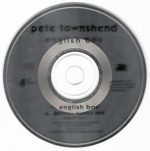 Pete Townshend : English Boy (CD, Single)