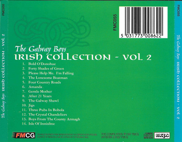 The Galway Boys : Irish Collection Vol. 2 (CD, Album)